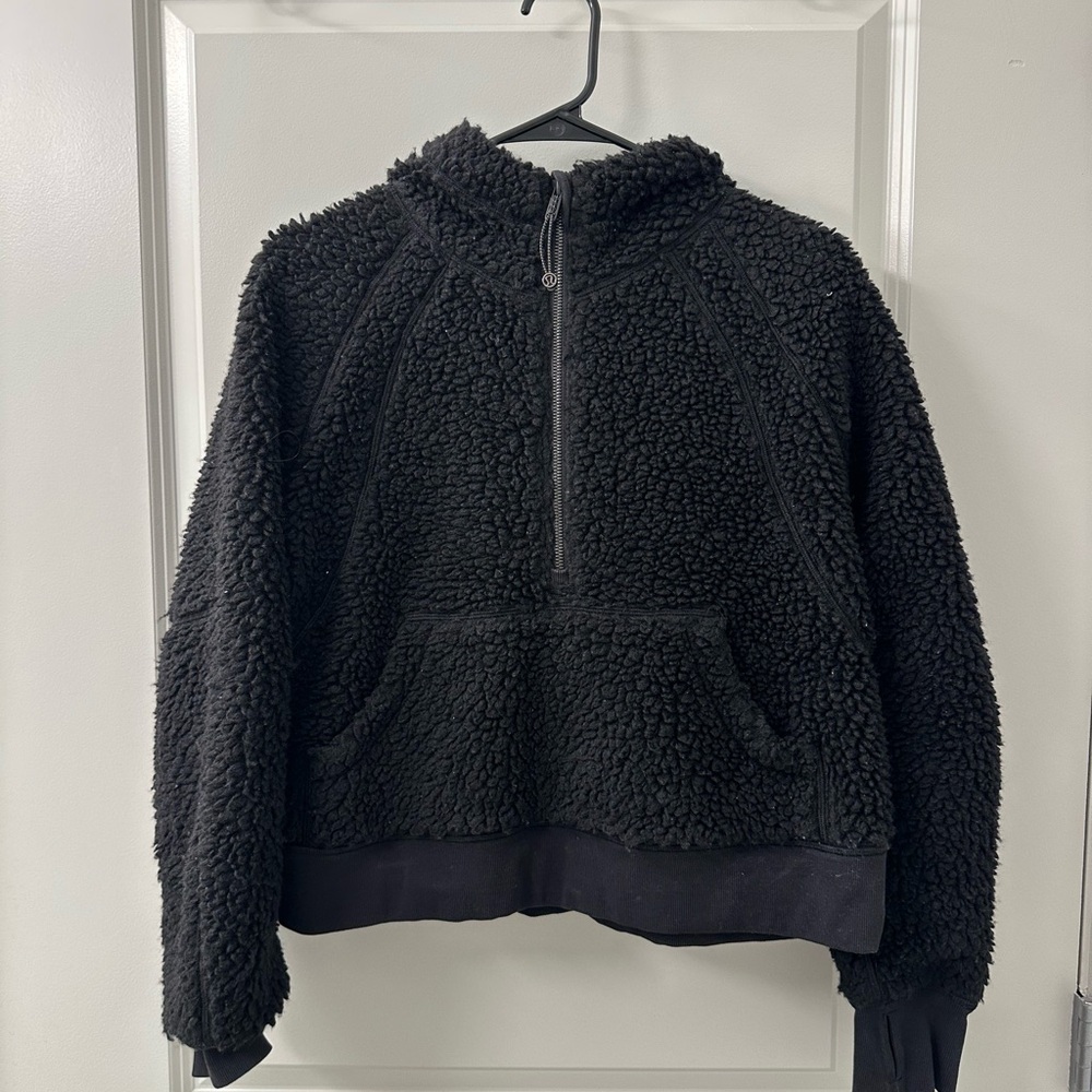Lululemon Athletica Black Sherpa Jacket